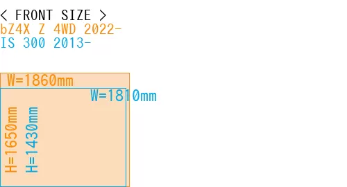 #bZ4X Z 4WD 2022- + IS 300 2013-